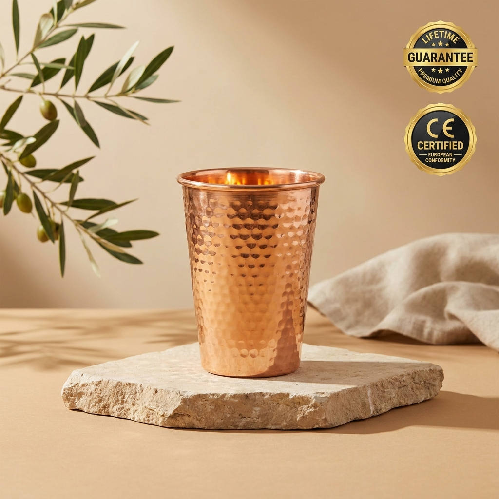TryCoppr™ Hammered Copper Cup