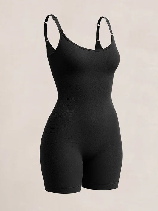 Theclothd Essentials All Day Comfort Scoop Neck Mid-Thigh Slimming Bodysuit