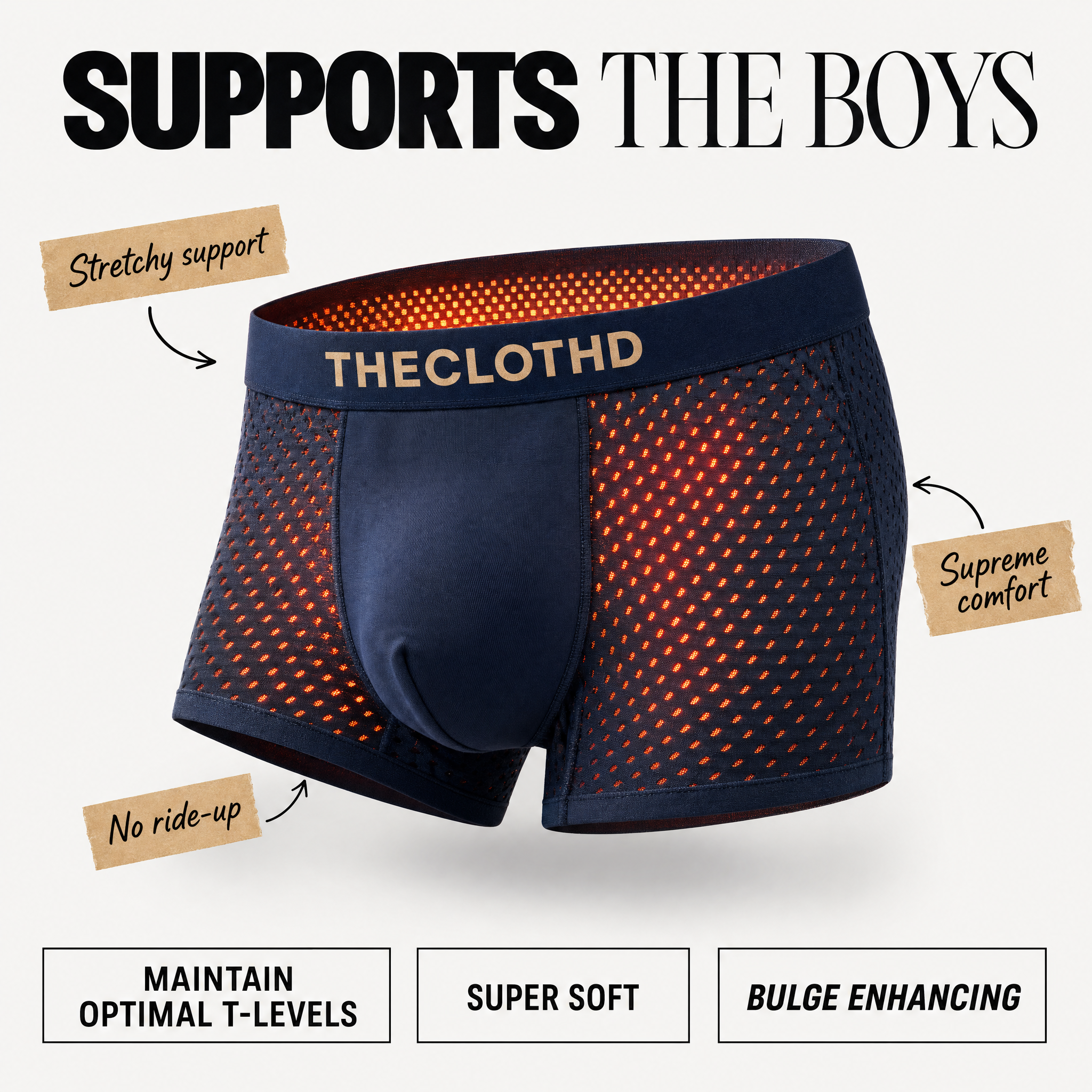Theclothd Bamboo Boxer Briefs — Ultra-Soft, Breathable, All-Day Comfort